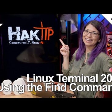 Using the Find Command! Linux Terminal 201