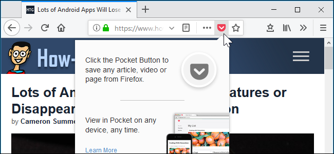 How to Remove Pocket from Firefox Quantum