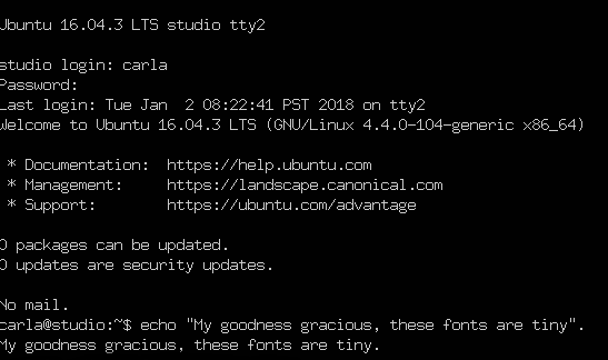 How to Change Your Linux Console Fonts